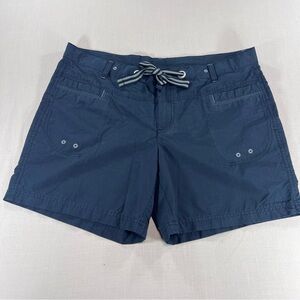 Columbia Women’s Hiking Trail Shorts Black Drawstring Outdoor Camping Fishing